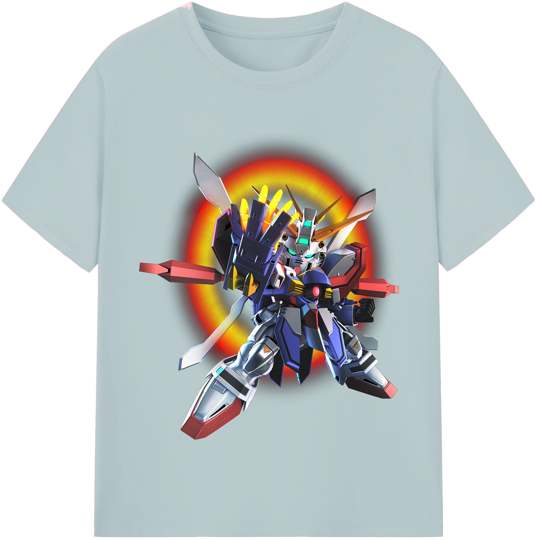 （画像用） 機動戦士ガンダム Mobile Suit Gundam 綿100％半袖Tシャツ（フロントプリント）